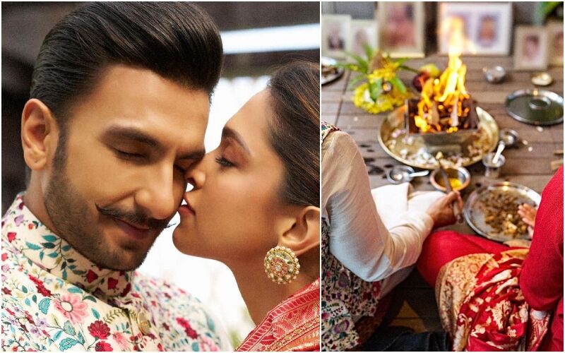 Deepika Padukone Gives A Kiss To Hubby Ranveer Singh, As They Celebrate Diwali Together; Fans Say, ‘Royal As Always’