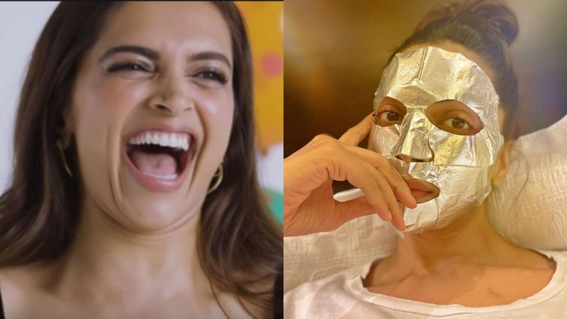 Deepika Padukone's 'Silver Sheet Facial' Pic Is Now A Hilarious Meme; Ranveer Singh's Ladylove Compared To Kaju Katli