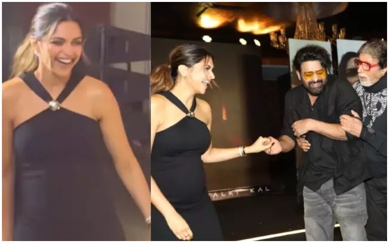 Pregnant Deepika Padukone Gets Help From Prabhas, But Amitabh Bachchan Rushes To Stop Him - WATCH