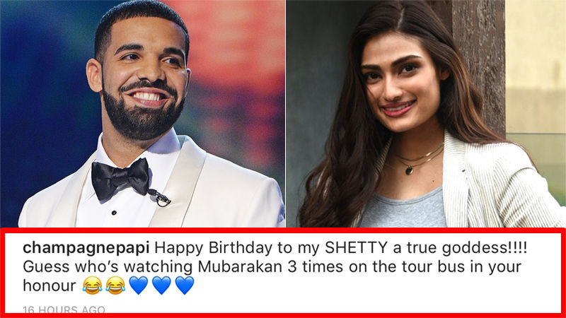 Drake Just Called Athiya Shetty ‘My Shetty A True Goddess’ And We Can’t Keep Calm