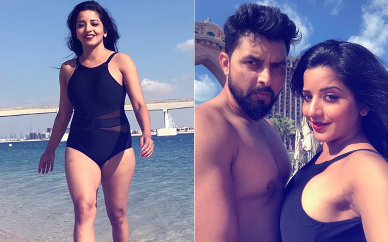 12 Pics Of SWIMSUIT Babe Mona Lisa SLAYING It With Hubby In Dubai