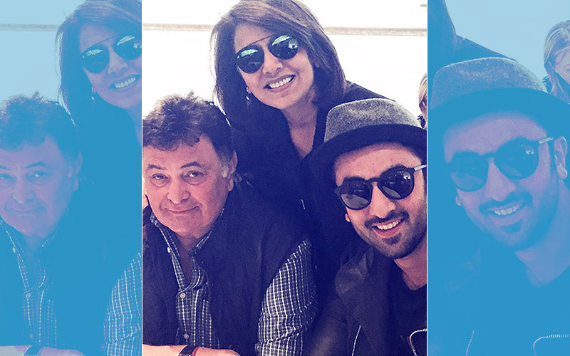 5 Adorable Pics Of Rishi Kapoor With Neetu Singh Kapoor And Ranbir Kapoor