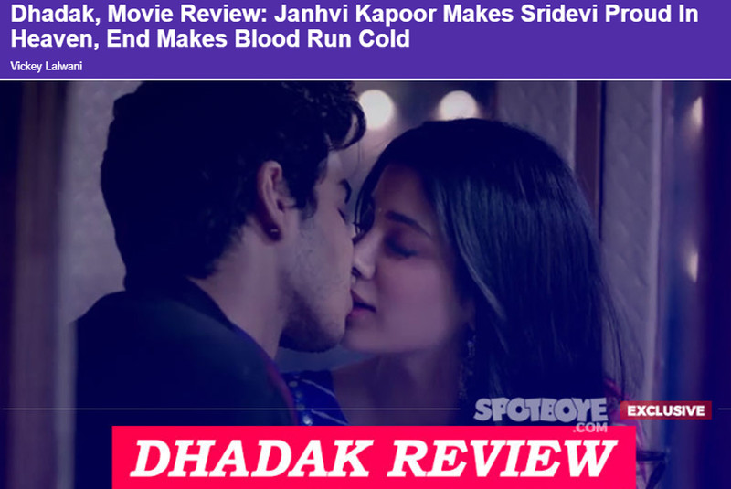 dhadak movie review