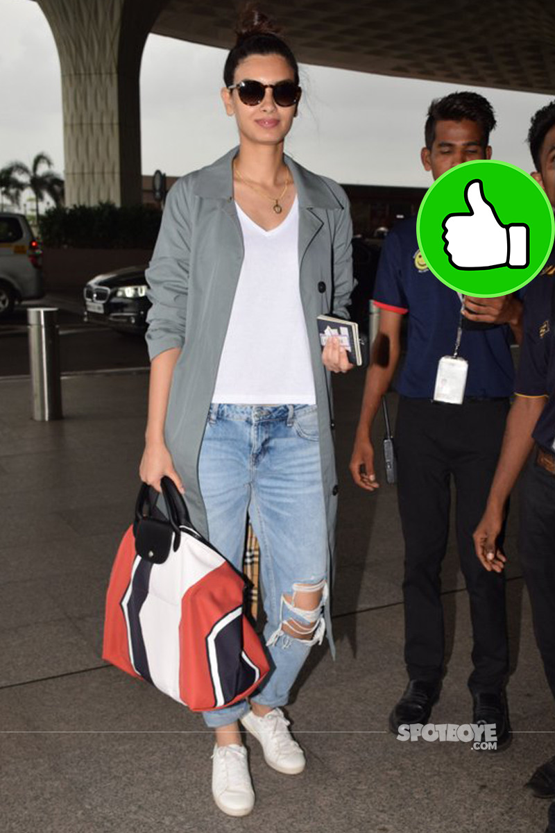 diana penty at the airport