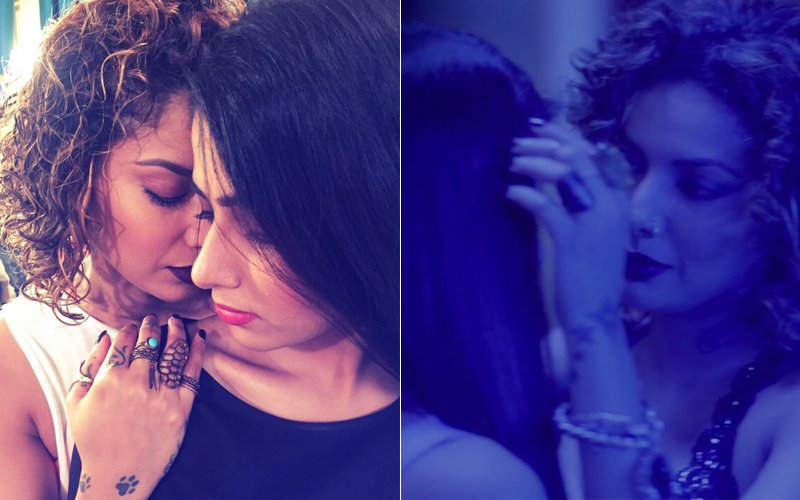 Bigg Boss Contestant Diandra Soares Gets Intimate With Co-Star Mahi Sharma In Lesbian Romance