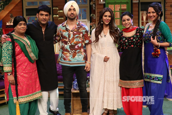 diljit dosanjh sonam bajwa on the kapil sharma show