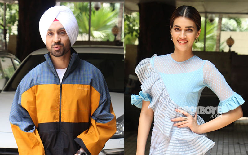 Diljit Dosanjh Sports An Uber Cool Look As Kriti Sanon Opts For A Body-Hugging Number For Arjun Patiala