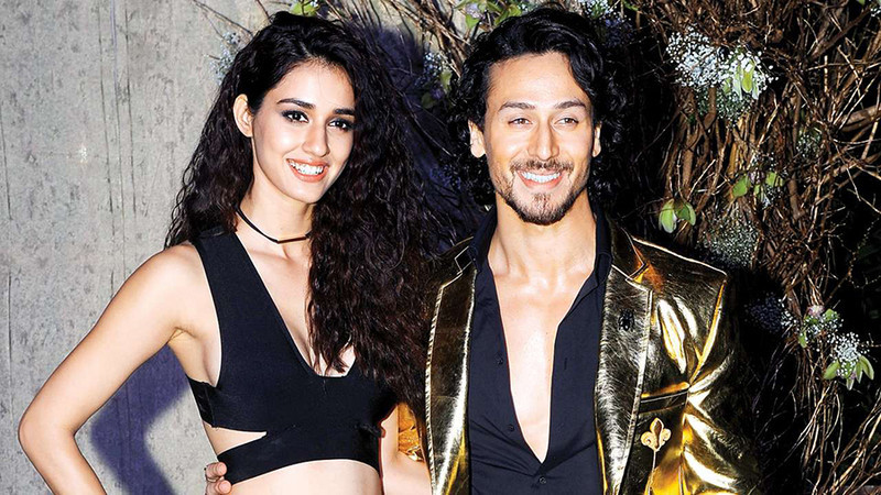 disha patani and tiger shroff are all smiles disha patani and tiger shroff are all smiles
