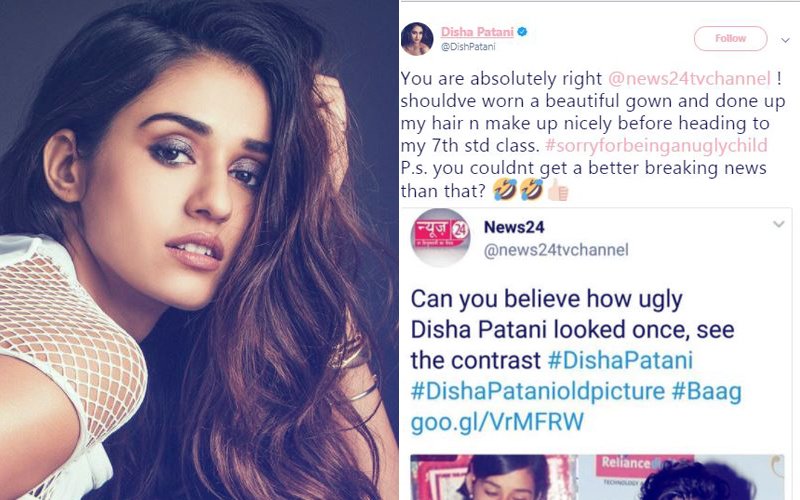 Disha Patani BLASTS News Channel For Calling Her UGLY!