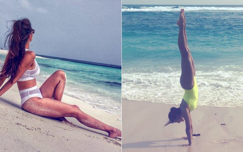 Disha Patani's HOT BIKINI & Jacqueline Fernandez’s Flexible BEACH MOVES Will Leave You Gasping For Breath