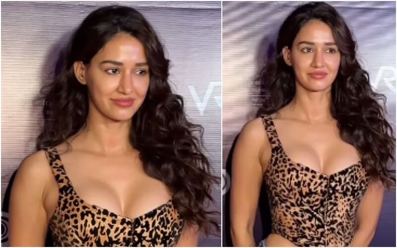 Disha Patani Wears A Leopard-Printed Corset Top Worth Rs 16k For BFF Mouni Roy’s Event; Netizens Troll Her- Watch Video