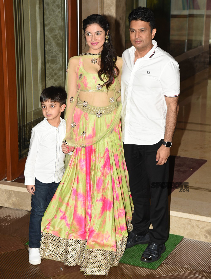 divya khosla kumar with husband bhushan and son ruhaan