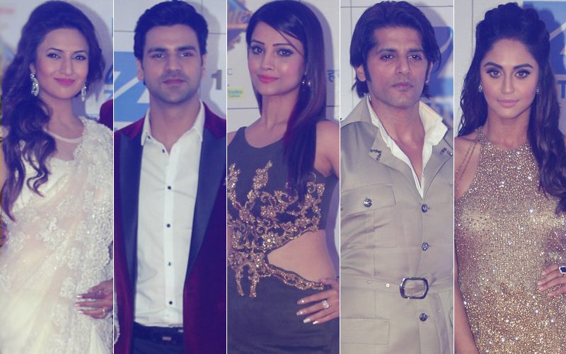 Divyanka Tripathi, Vivek Dahiya, Adaa Khan, Karanvir Bohra & Krystle D’souza Attend Zee Rishtey Awards
