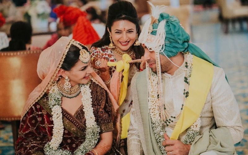 Divyanka Tripathi Ties Hubby Vivek Dahiya’s Sister Riya’s Nuptial Knot; Shares Glimpses Of The Wedding Celebrations- Check It Out