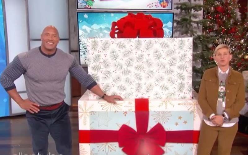 Dwayne Johnson Is Giving Us All The Christmas Feels On Ellen’s Show; Says ‘No Greater Feeling Than Giving Back’