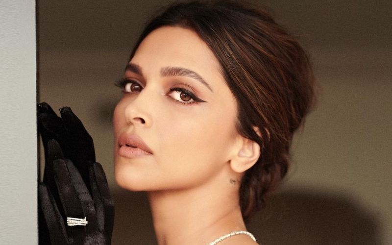 OMG! Deepika Padukone Shows Off Her New Neck Tattoo As She Dazzles In A Low Neckline Black Gown At Oscars 2023