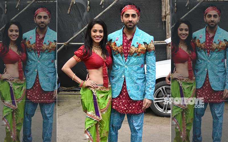 Dream Girl Song, Dil Ka Telephone Unveiled: Ayushmann Khurrana And Nushrat Bharucha Sports Funky Avatars; Opt For Outfits In Vibrant Shades