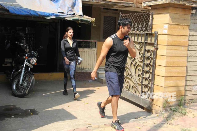 Sushant Singh Rajput with Rhea Charaborty