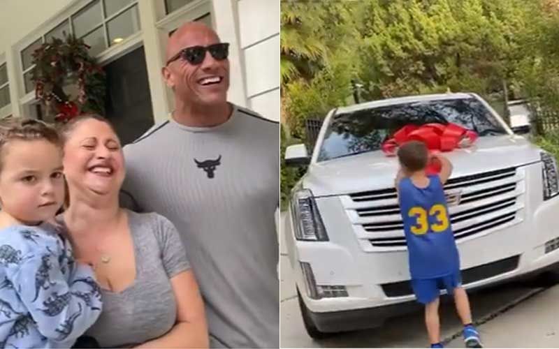 WWE Star Dwayne The Rock Johnson Surprises Sis-In-Law With Brand New Swanky Car On Christmas – Watch Video