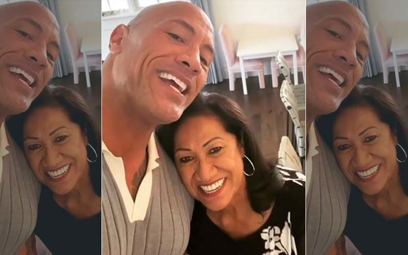 Dwayne The Rock Johnson Sings The Birthday Song For His Mom; Jokingly Tells Her To ‘Be Cool’ At The ‘Magic Mike’ Show In Vegas-VIDEO