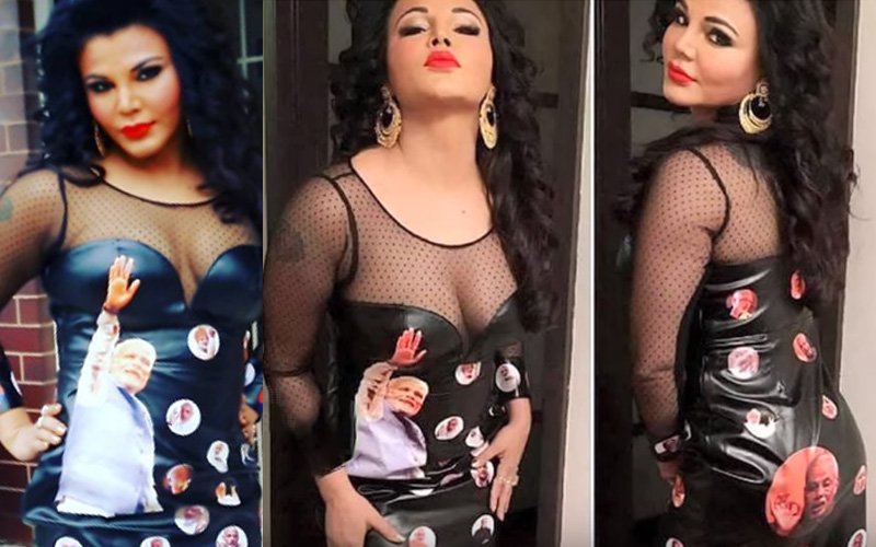 OMG! You can’t un-see this video of Rakhi Sawant dancing in her Modi-fied dress