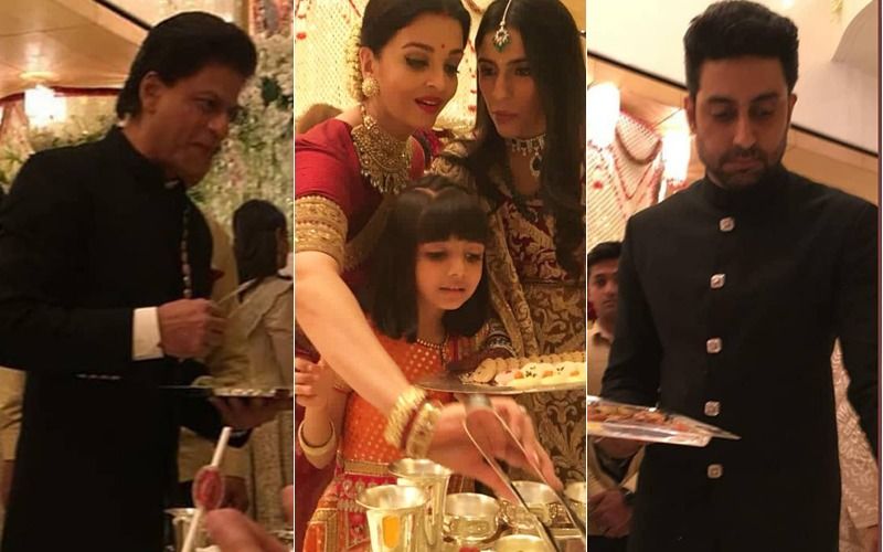 Not Just Amitabh Bachchan And Aamir Khan--- Even Shah Rukh Khan, Aishwarya Rai And Abhishek Bachchan Served Food To Guests At Isha Ambani's Wedding