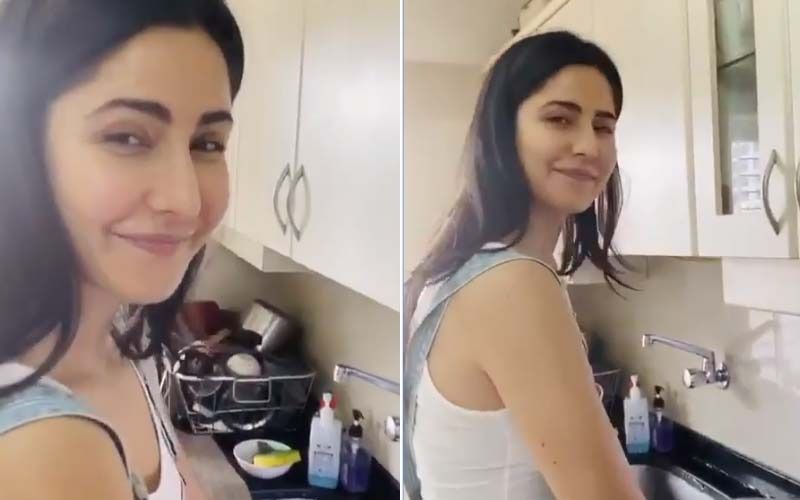 Katrina Kaif Is On Cooking Duty Once Again; The Actress Is All Smiles As She Preps For A Meal Amid Lockdown-VIDEO