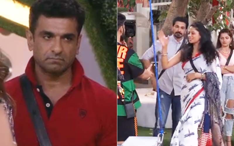 Bigg Boss 14: Eijaz Khan Goes To Hug Kavita Kaushik Post Her Eviction, Latter Ignores Him And Walks Out The Door