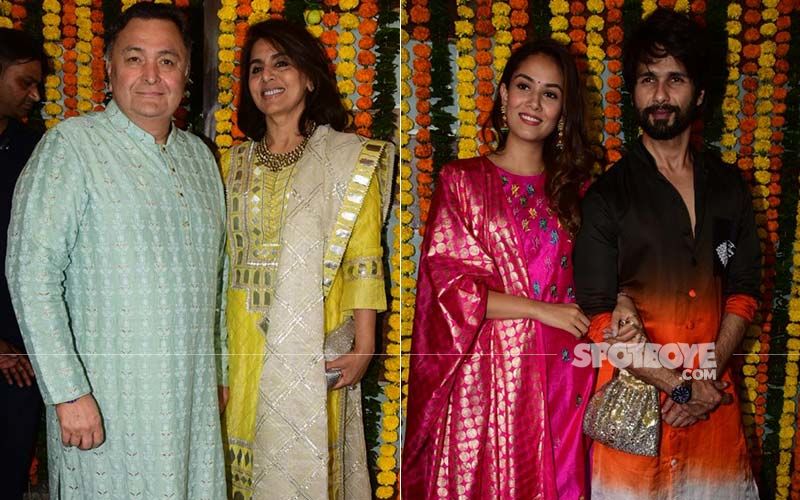 Ekta Kapoor's Diwali Party 2019: Shahid Kapoor, Mira Rajput, Rishi  And Neetu Kapoor Add Glamour