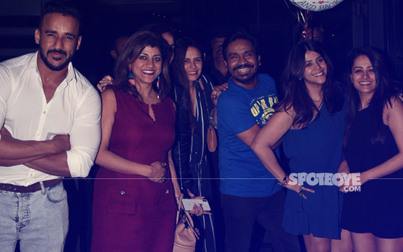 Pics: Anita Hassanandani-Rohit Reddy, Mona Singh Celebrate Ekta Kapoor’s Birthday Bash!