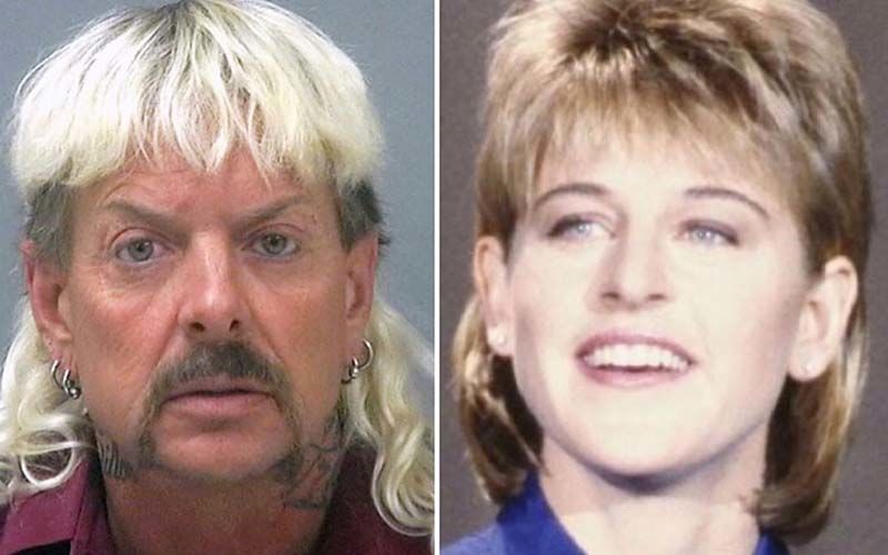 Ellen DeGeneres Shares A Major Throwback Picture Of Herself Looking Like Joe Exotic From Tiger King; Who Wore It Better?