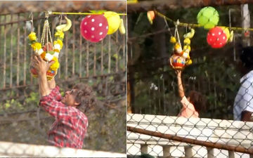 Shah Rukh Khan, AbRam Break Dahi Handi! Govinda Aala Re, Aala!