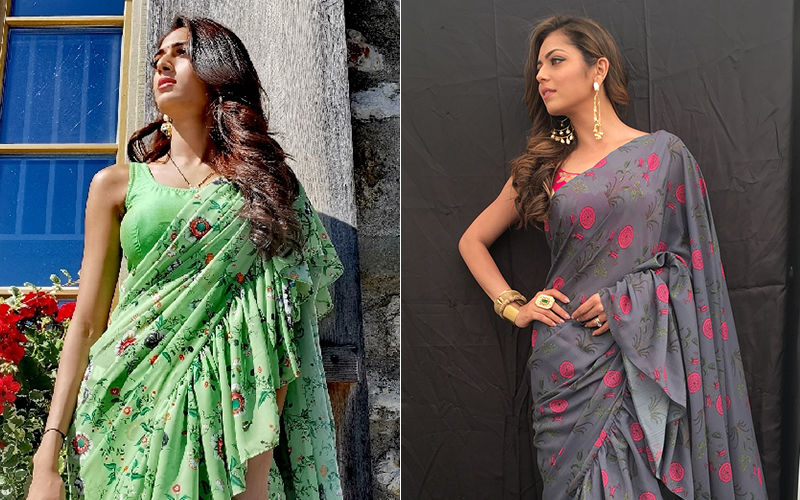 Erica Fernandes Apes Drashti Dhami But Who Wore The Ruffled Saree Better?