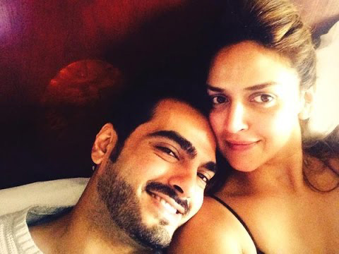 esha deol and husband bharat takhtani take a selfie