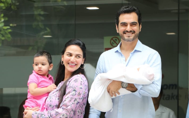 Esha Deol-Bharat Takhtani Take Baby Miraya Home- SEE FIRST PICS