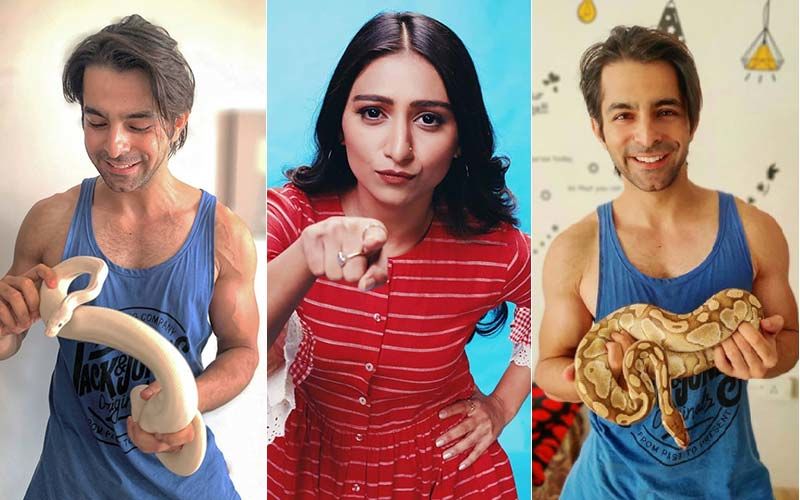 Yeh Rishta Kya Kehlata Hai's Gaurav Wadhwa Plays With A Python And Another Snake In His Living Room; Just Like Us, Co-Star Mohena Kumari Is In SHOCK