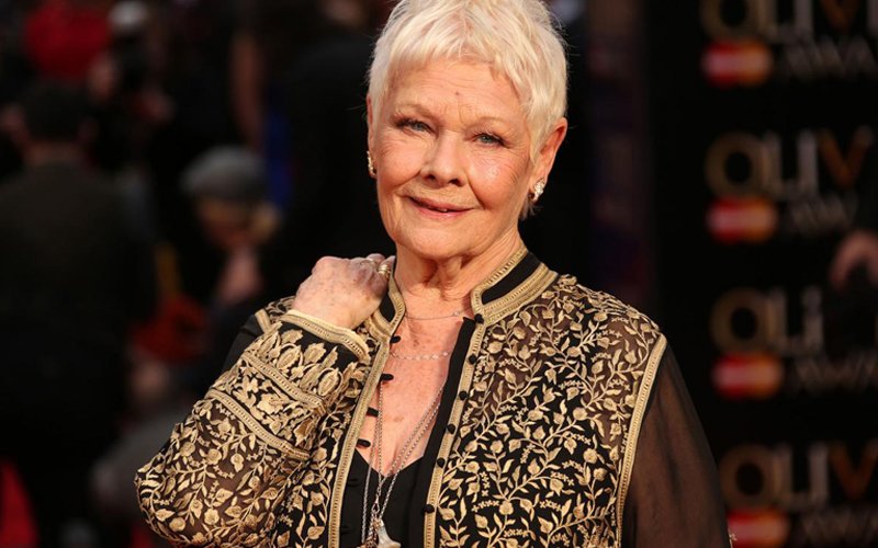 Dame Judi Dench gets a tattoo