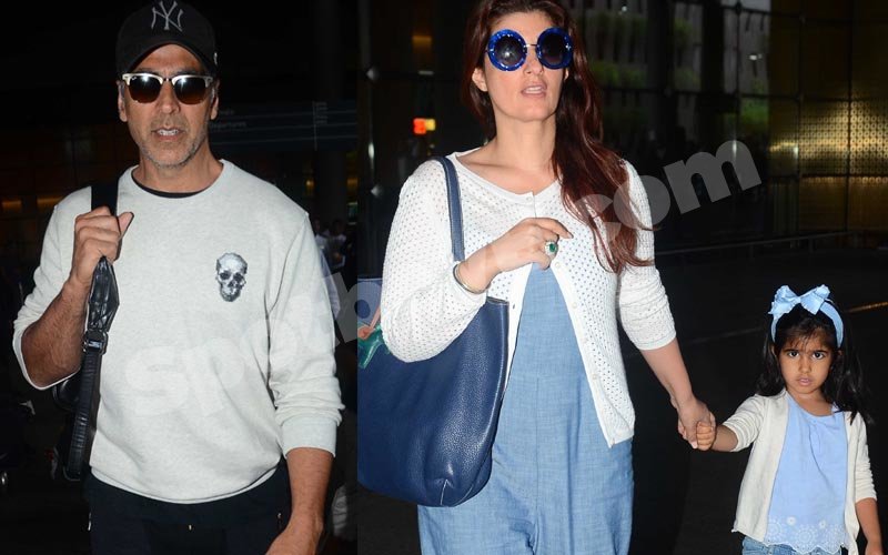 Akshay-Twinkle return from their family vacay
