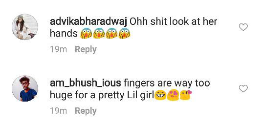 fans comment on katrina kaif big fingers when she was young