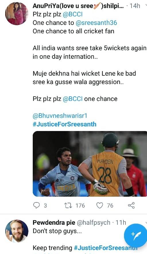 fans trend justice for sreesanth 1