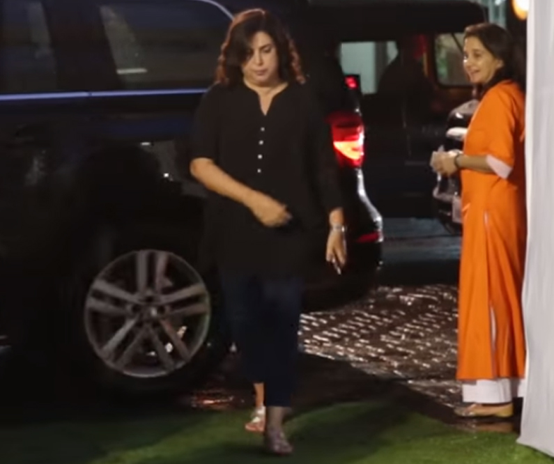 farah khan at kundan shahs prayer meet