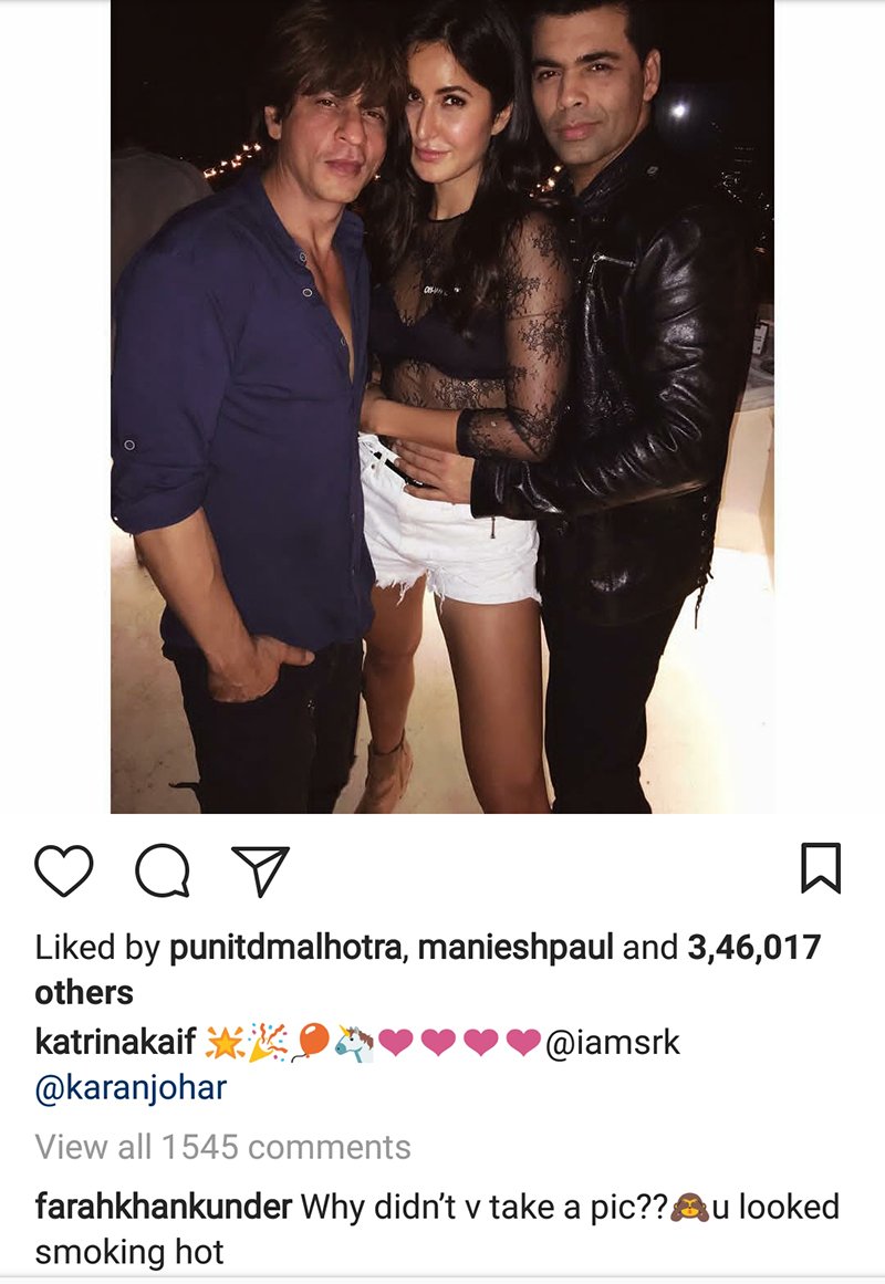farah khan comments on katrina post