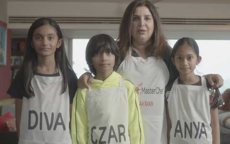Junior MasterChef Australia: Farah Khan’s Triplets Judge Mother’s Cooking Skills; Give Her A Thumbs Down – VIDEO