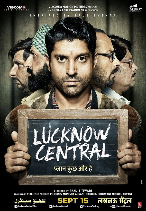 farhan akhtar lucknow central poster