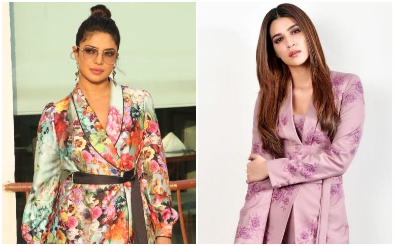 Priyanka Chopra Jonas Vs Kriti Sanon- Who Looked HOT And Who Could NOT In The Floral Pantsuit?
