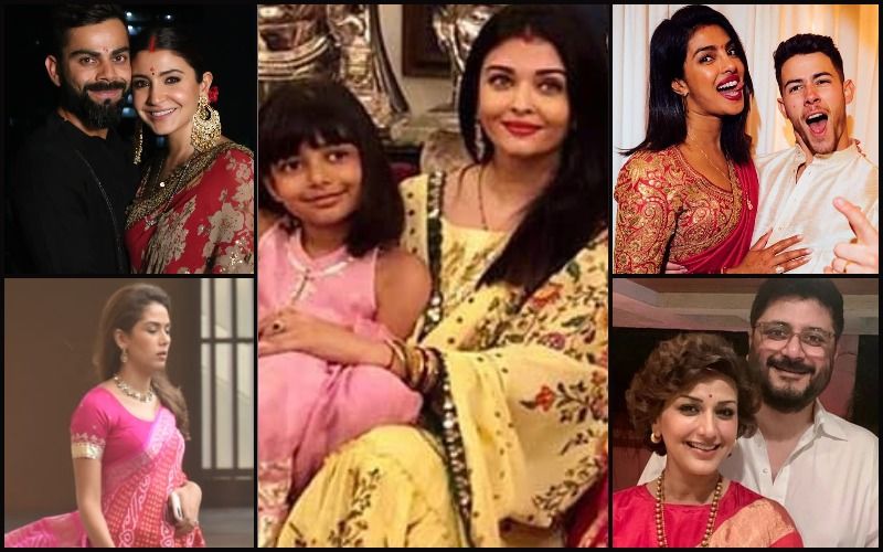 Karwa Chauth 2019: What Aishwarya Rai Bachchan, Priyanka Chopra Jonas, Anushka Sharma, Mira Rajput, Sonali Bendre Wore