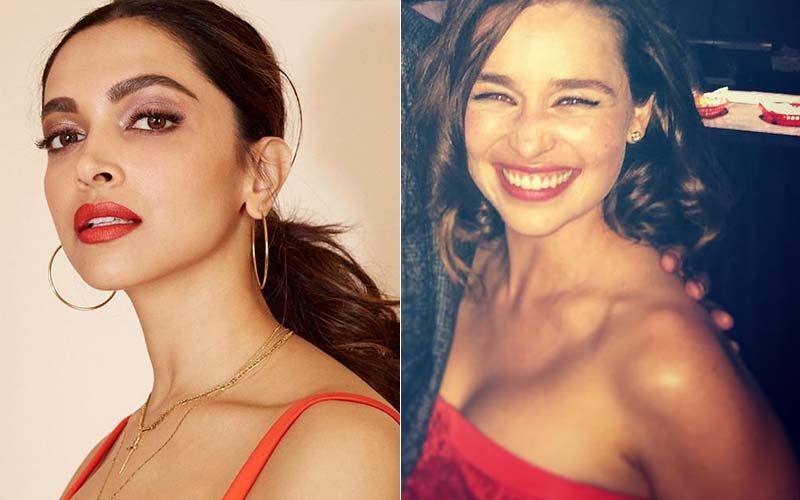 Deepika Padukone Or Emilia Clarke: Who Rocked The Gorgeous Red Puff Sleeve Dress Better?