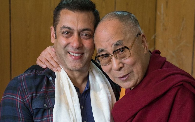 SOCIAL BUTTERFLY: Salman Shares A Candid Moment with Dalai Lama