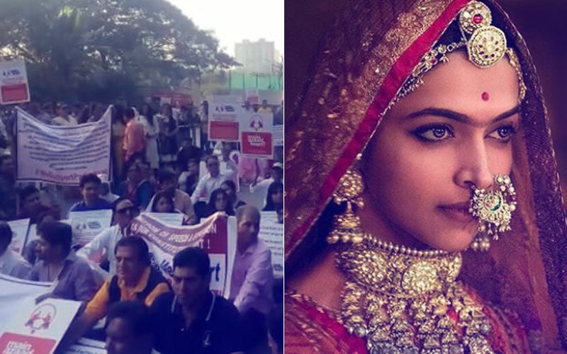 “KYA MAIN AZAAD HOON?” Asks The Film Industry As It Blacks Out In Support Of Padmavati
