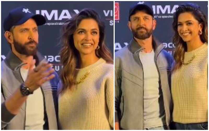 Kya Jodi Hai! Fighter Stars Hrithik Roshan-Deepika Padukone Get Praises From The PAPS As They Attend Film's Promotional Event - WATCH